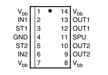 BTS723GW pin diagram